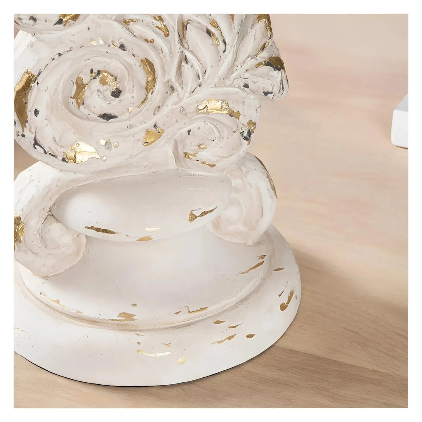 Rho of Windham Hollow Table Lamps (2-Pack), Beige, Rustic