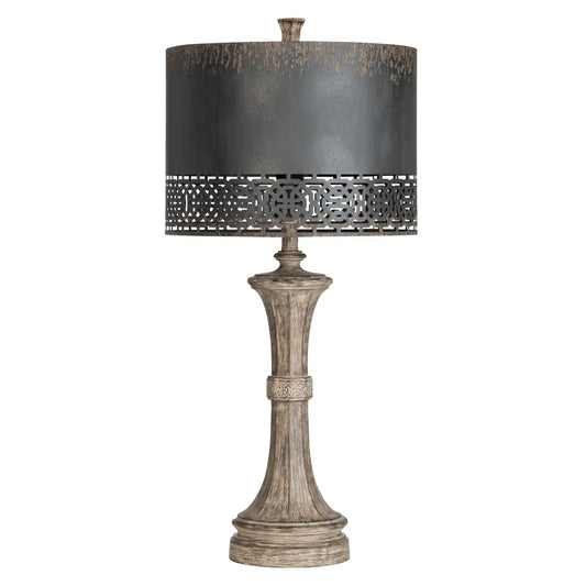 Alcyone of Lowell Table Lamps (2-Pack), Brown, Traditional