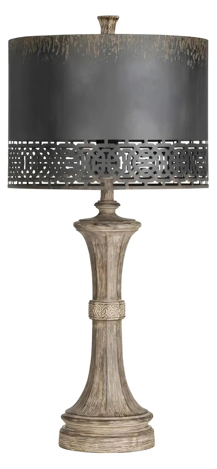 Alcyone of Lowell Table Lamps (2-Pack), Brown, Traditional