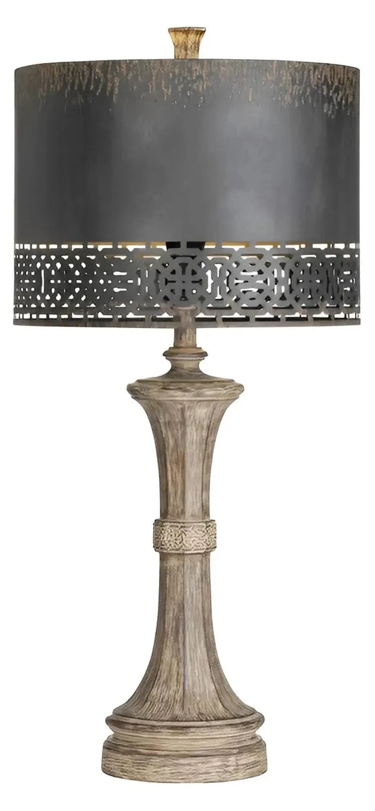 Alcyone of Lowell Table Lamps (2-Pack), Brown, Traditional