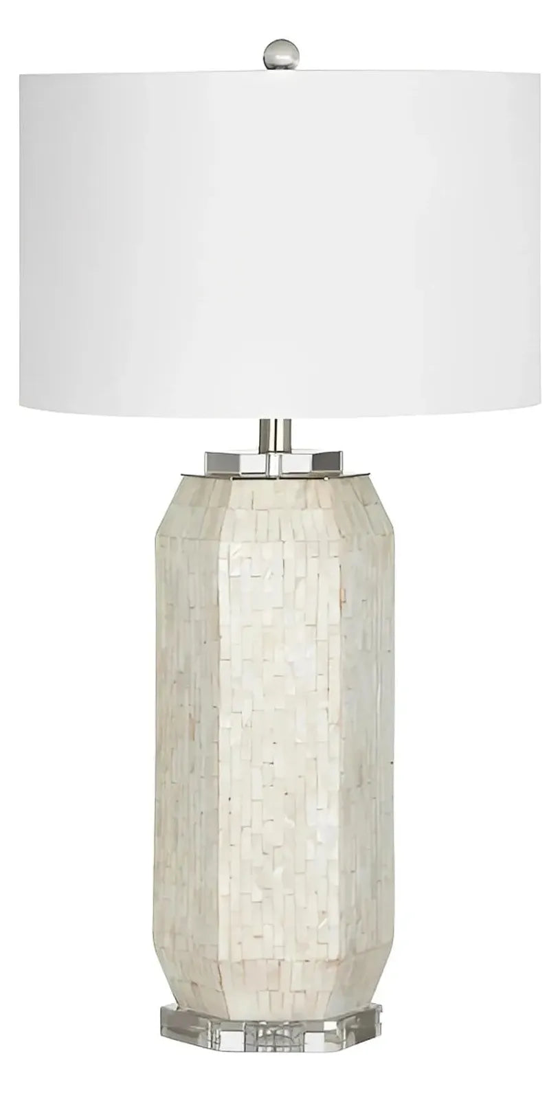 Spica of Kennebunk Table Lamps (2-Pack), Grey, Coastal