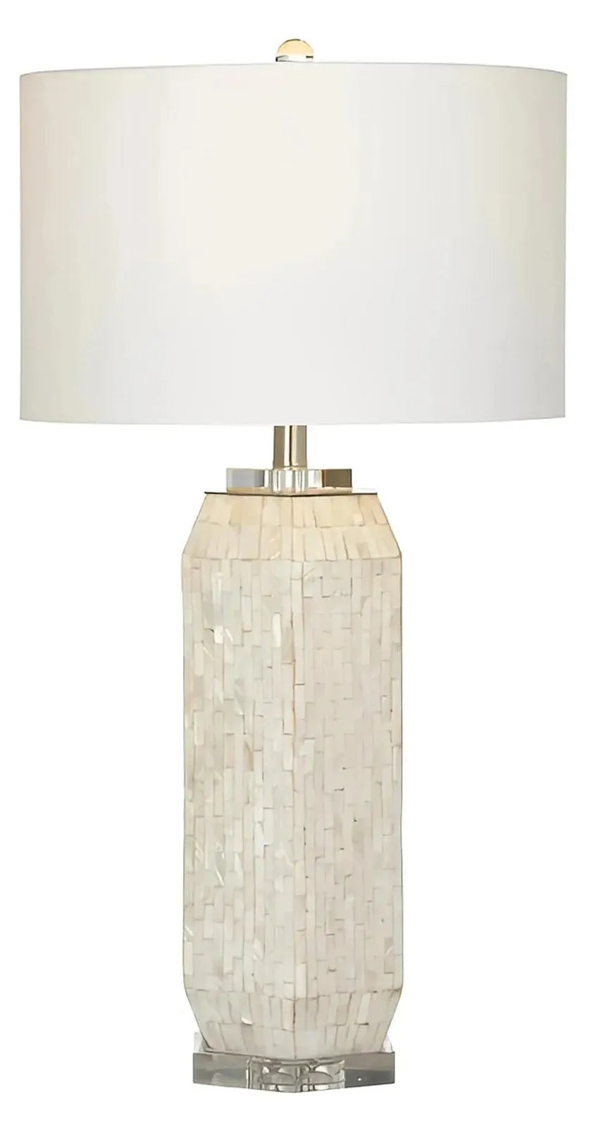 Spica of Kennebunk Table Lamps (2-Pack), Grey, Coastal