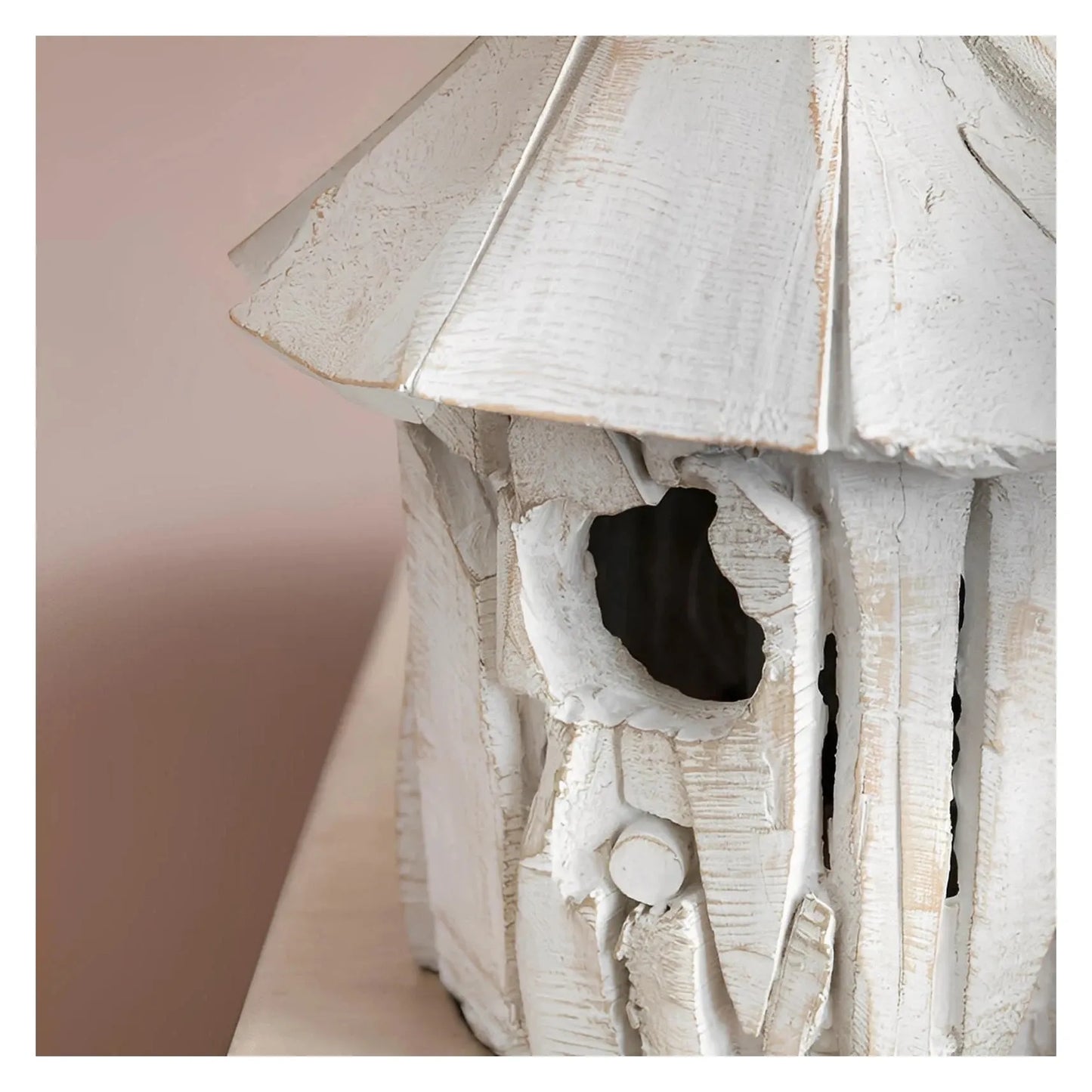 White Bird House Table Lamps (2-Pack), Rustic