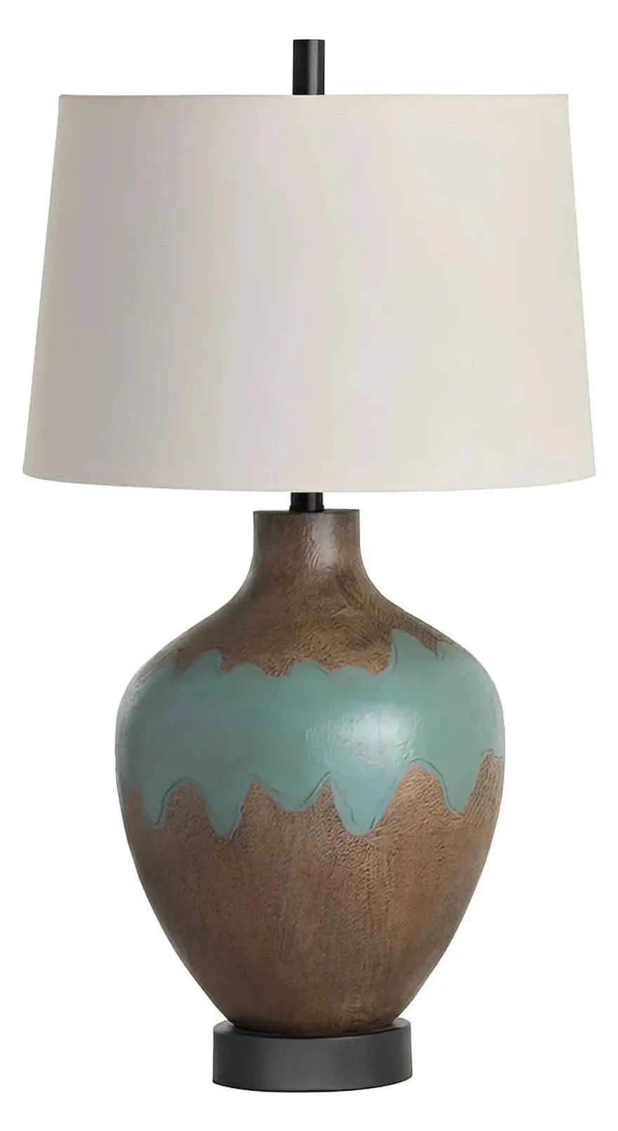 Kitalpha of Manchester Table Lamps (2-Pack), Blue, Rustic