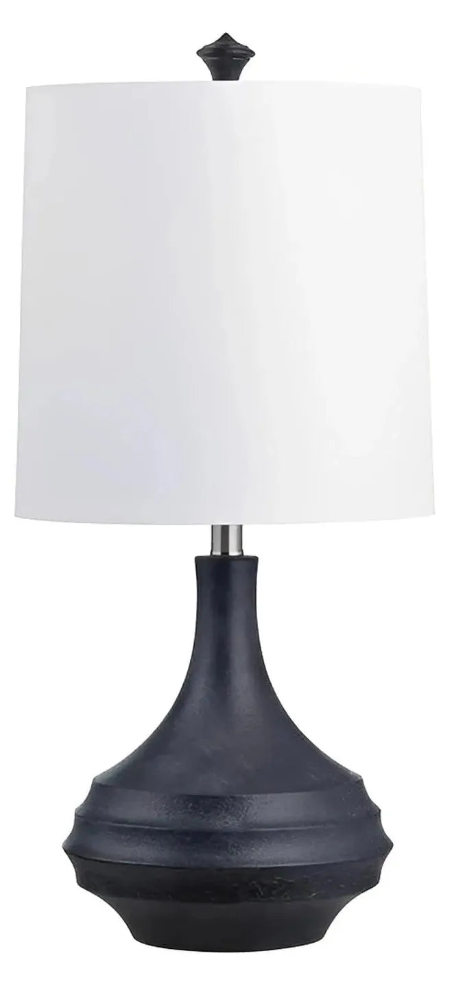 Zubeneschamali of Watervliet Table Lamps (2-Pack), Black, Transitional