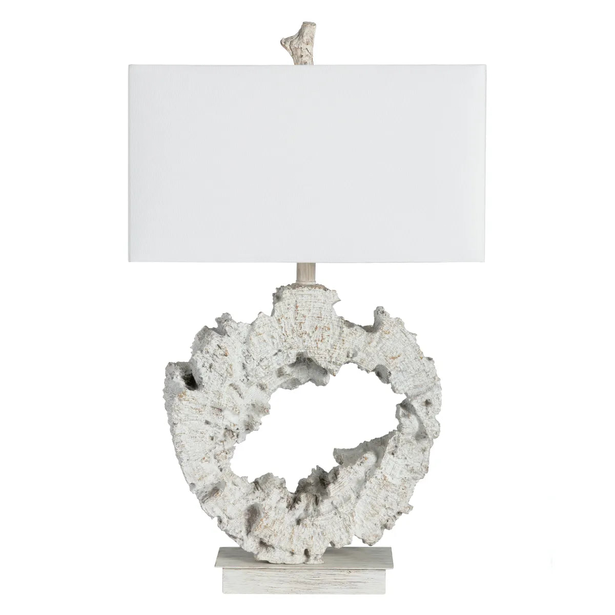 Atlas of Maple Ridge Table Lamps (2-Pack), White, Coastal