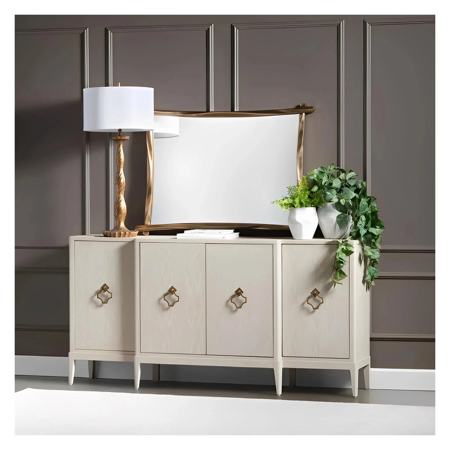 Elnath of Seacoast Table Lamps (2-Pack), Brass, Traditional