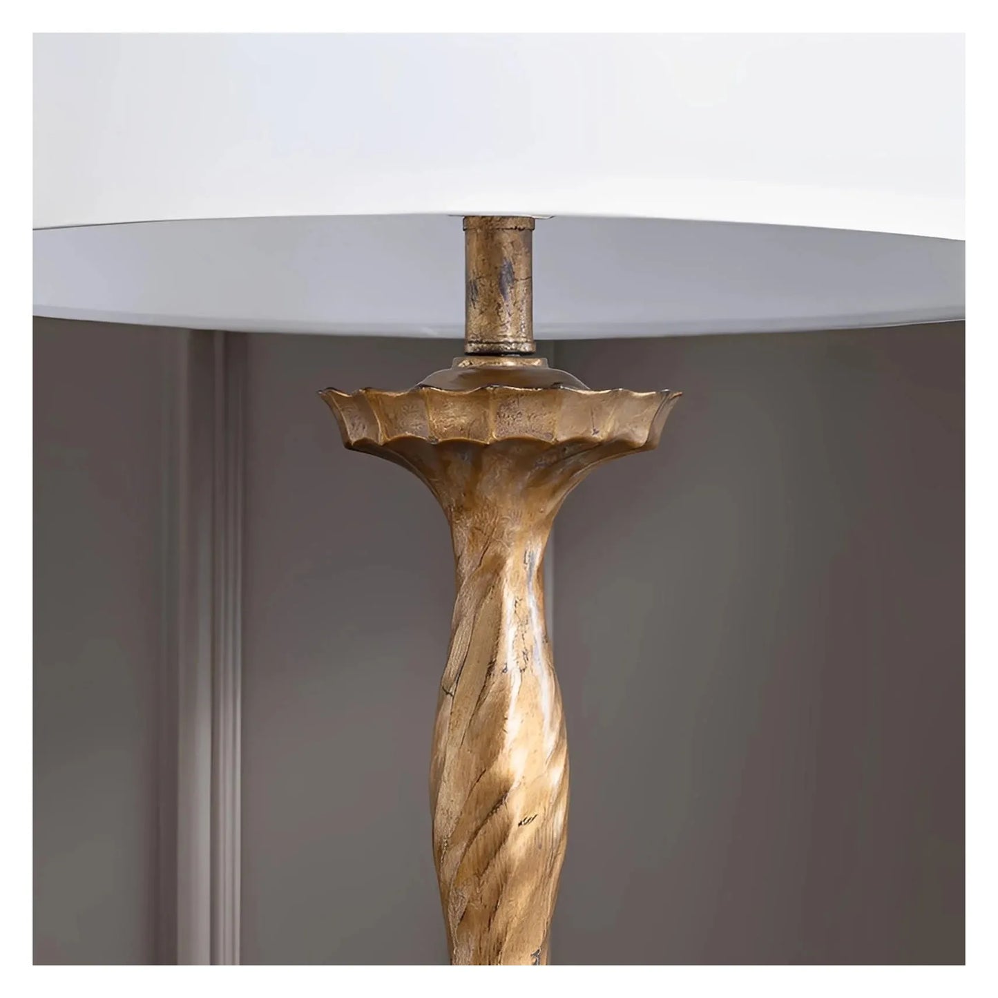 Elnath of Seacoast Table Lamps (2-Pack), Brass, Traditional