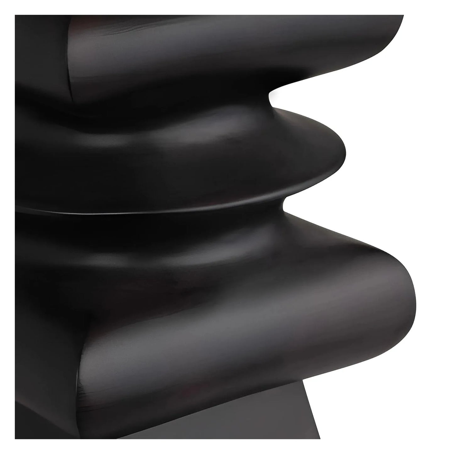 Mira of White Mountain Table Lamps (2-Pack), Black, Contemporary