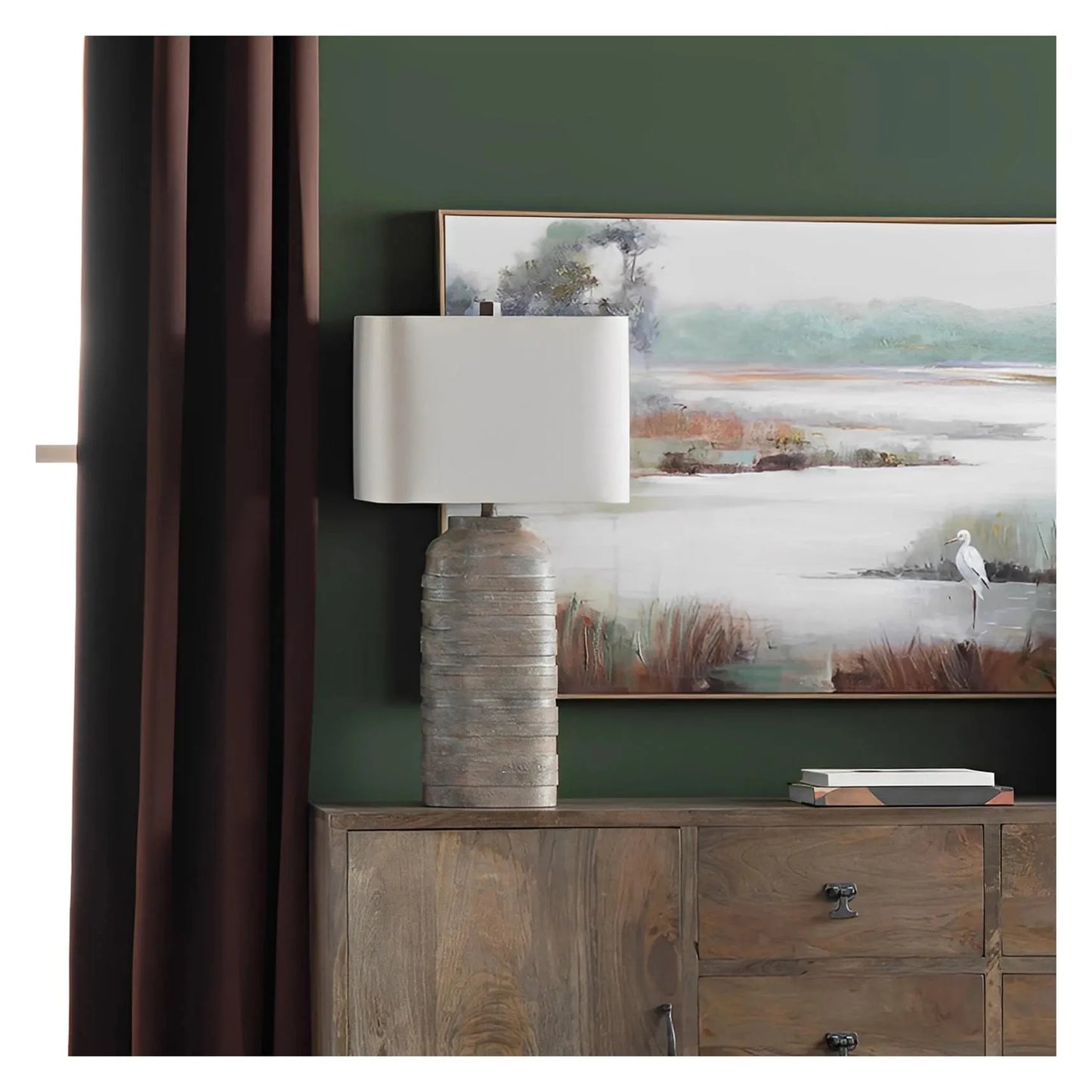 Avior of Narragansett Table Lamps (2-Pack), Rustic