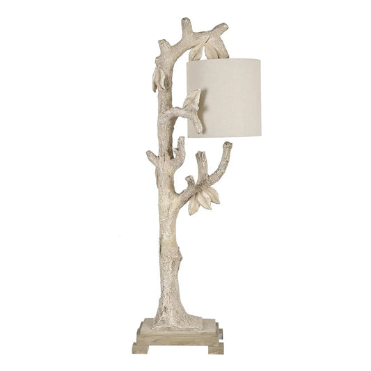 Thalim of Newport Table Lamps (2-Pack), Beige, Rustic