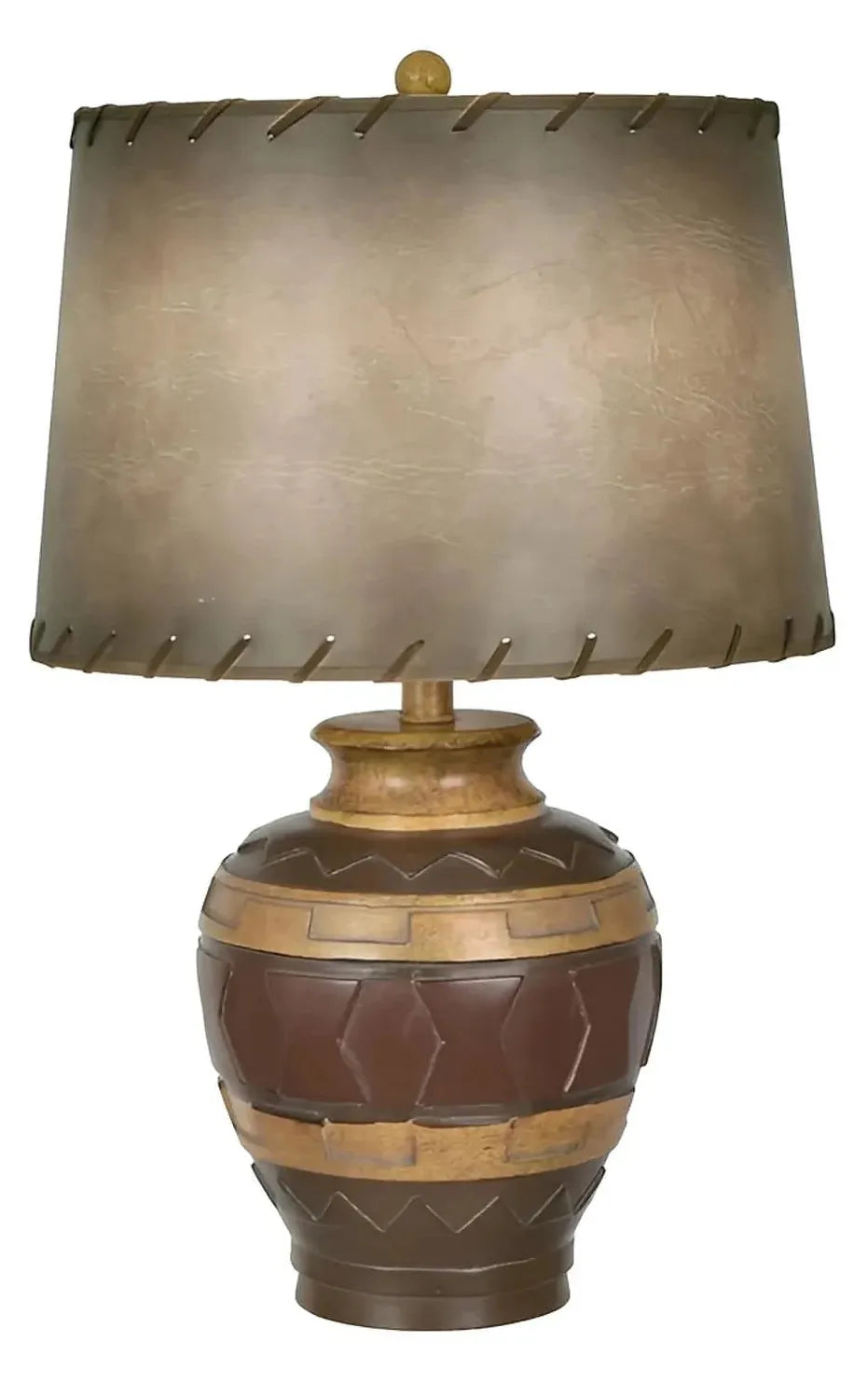 Merak of Cedar Hill Table Lamps (2-Pack), Brown, Rustic