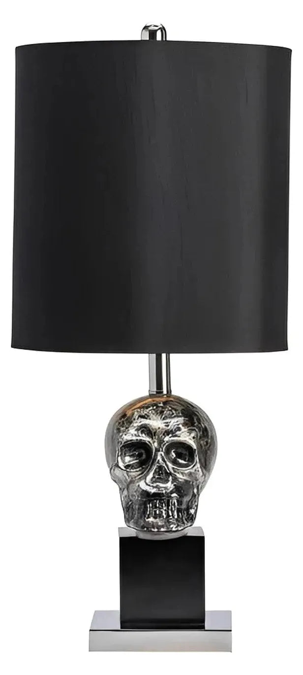 Skull of Bar Harbor Table Lamps (2-Pack), Black, Contemporary