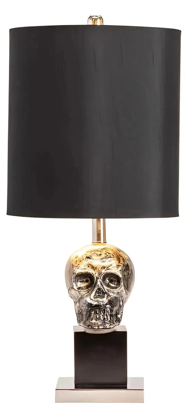 Skull of Bar Harbor Table Lamps (2-Pack), Black, Contemporary
