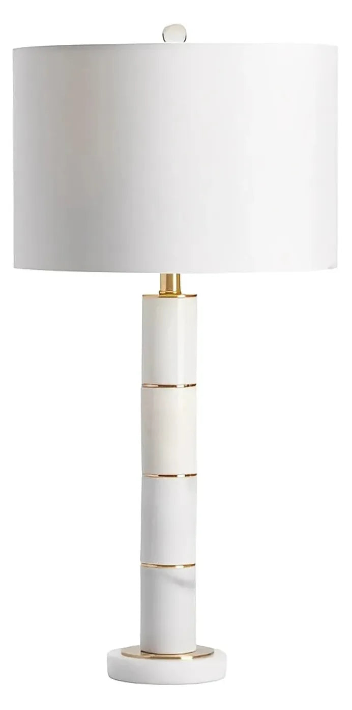 Saiph of Marblehead Table Lamps (2-Pack), White, Contemporary