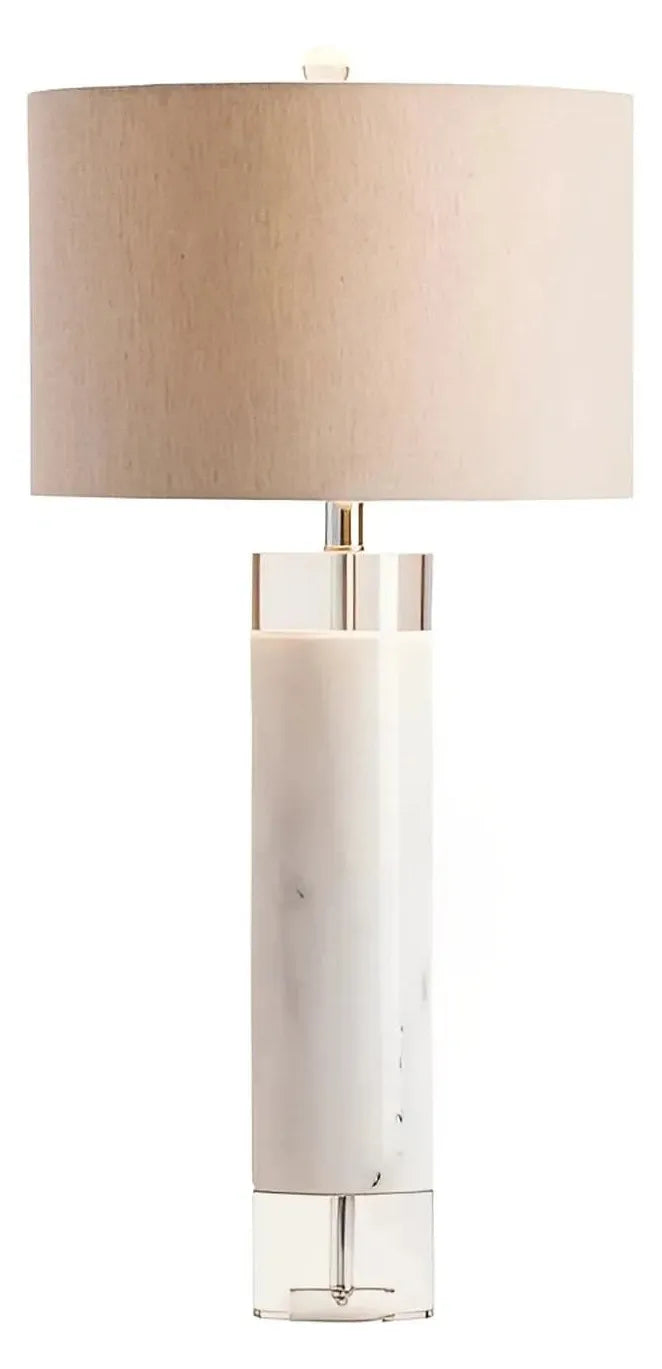 Hadar of Hearthstone Table Lamps (2-Pack), White, Transitional