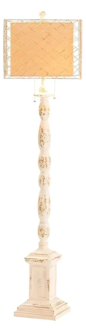Pegasus of Pinehurst Floor Lamp, Beige, Traditional