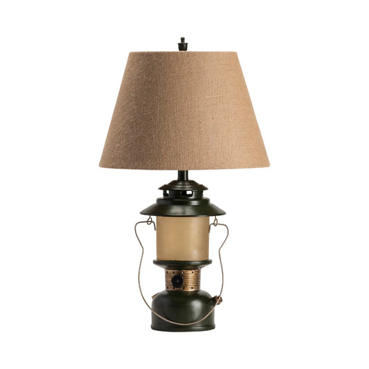 Albireo of Portsmouth Table Lamps (2-Pack), Green, Rustic
