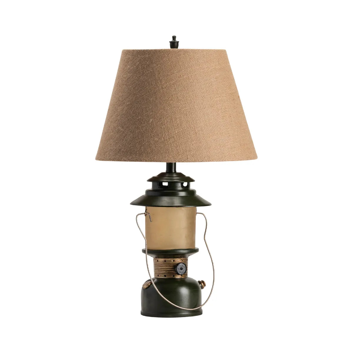 Albireo of Portsmouth Table Lamps (2-Pack), Green, Rustic