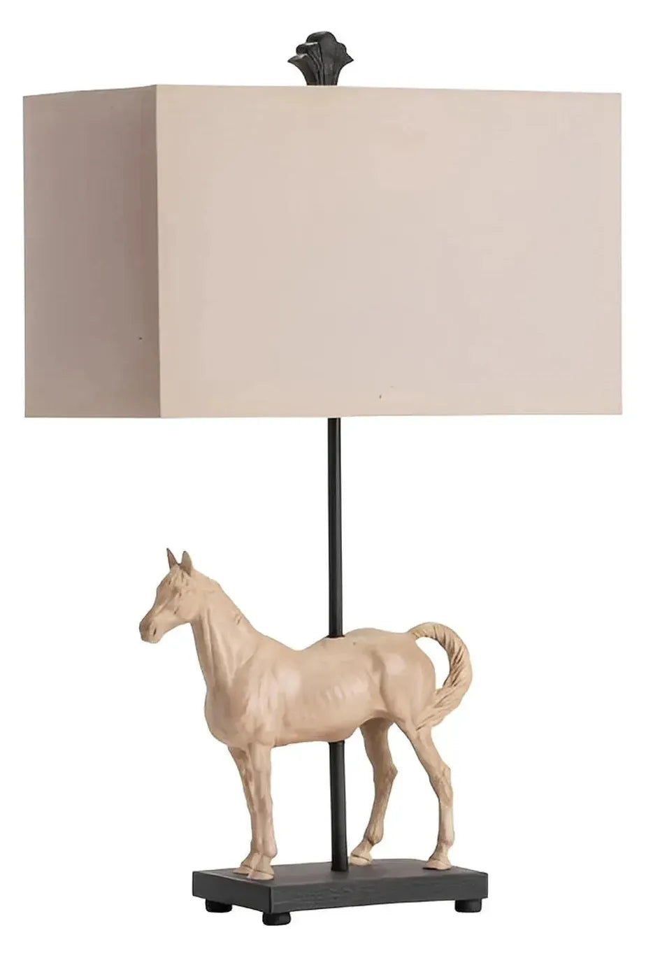 Horse of Fairfield Table Lamps (2-Pack), Beige, Rustic