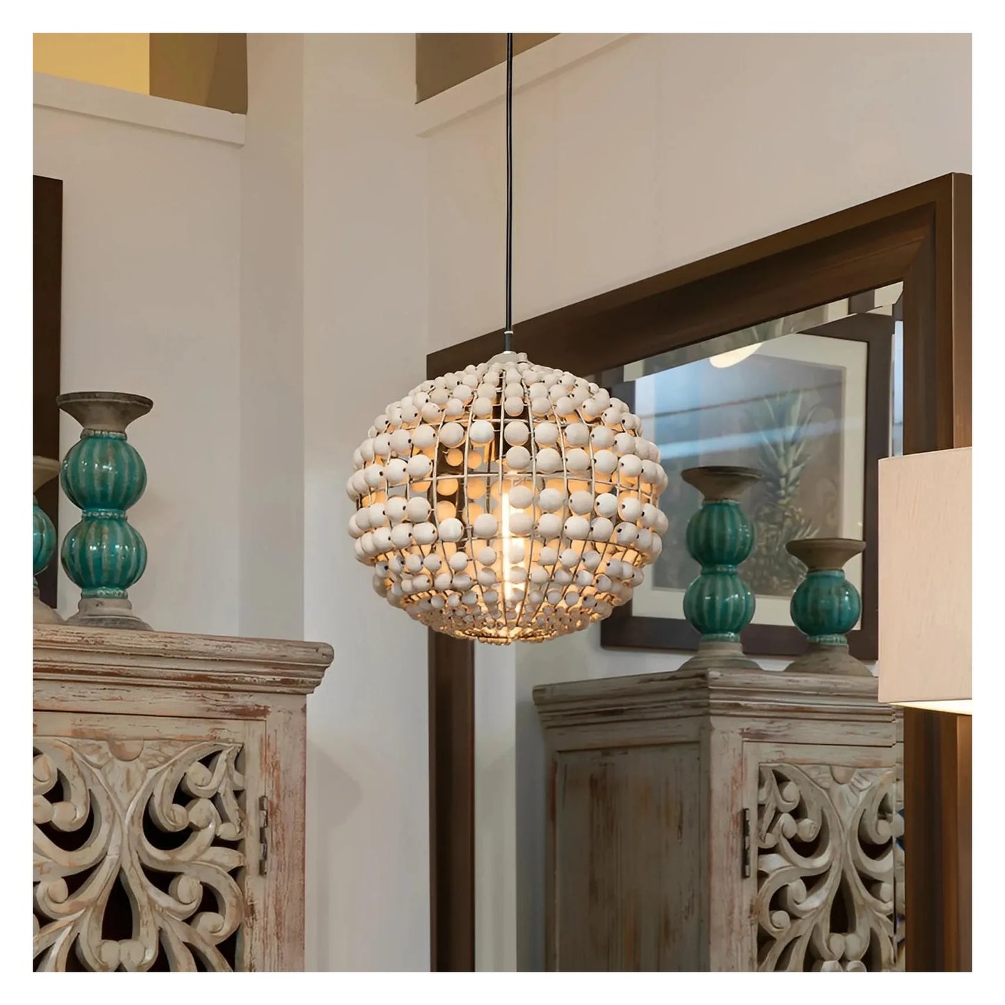 Lyra of Brookfield Pendant, Natural, Coastal