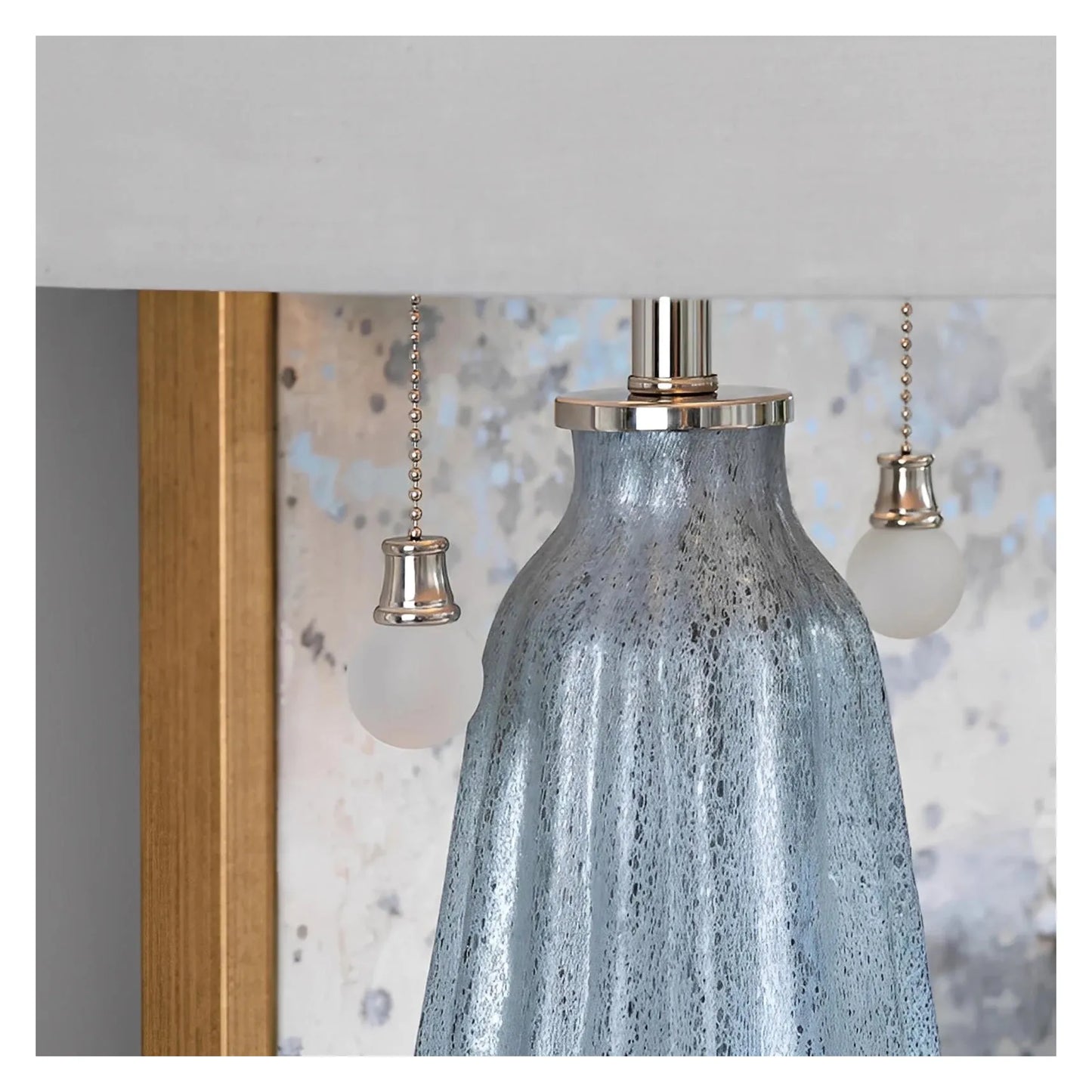 Alhena of Cranberry Cove Table Lamps (2-Pack), Blue, Coastal