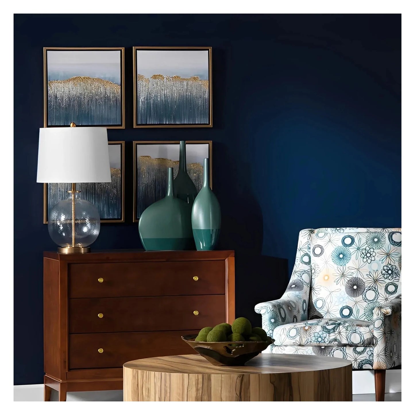 Albireo of Waterville Table Lamps (2-Pack), Transparent, Transitional