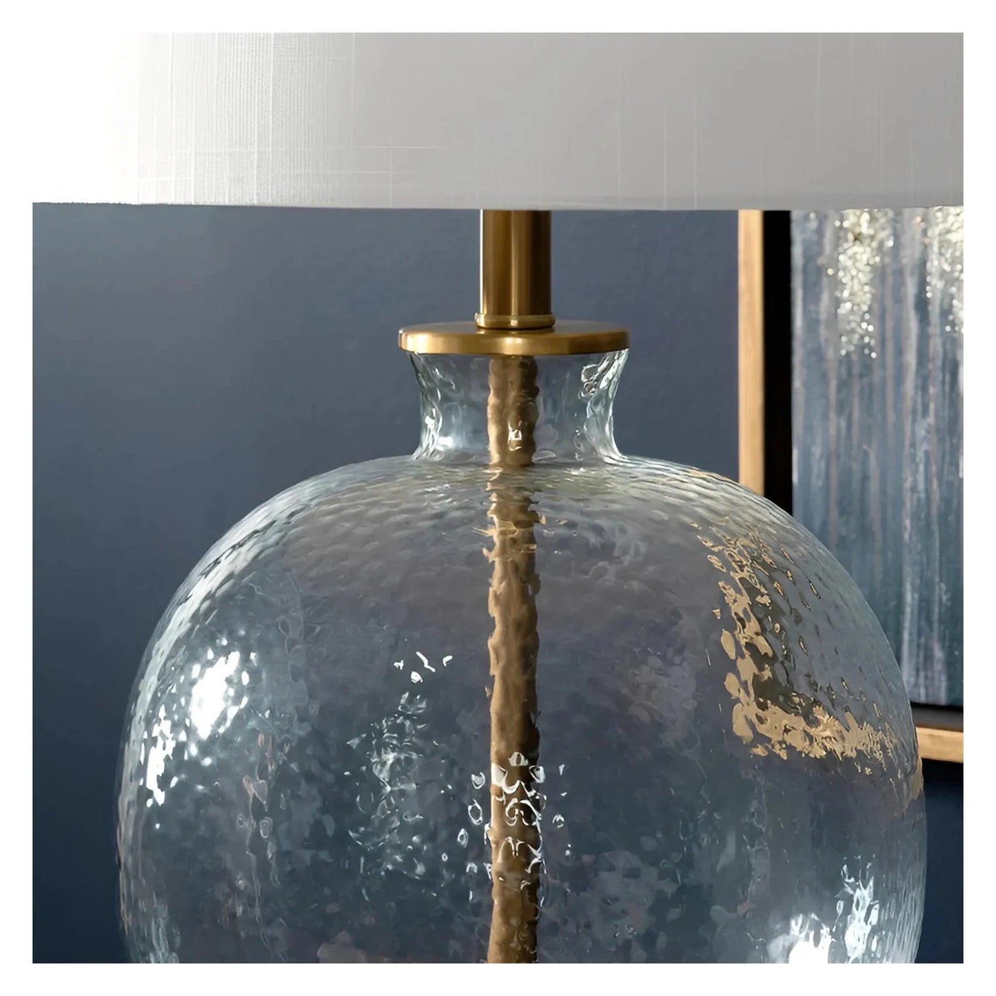 Albireo of Waterville Table Lamps (2-Pack), Transparent, Transitional