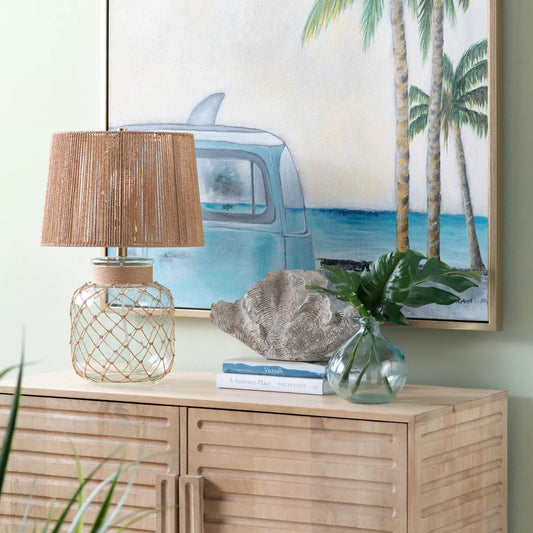 Fornax of Penobscot Table Lamps (2-Pack), Clear, Coastal