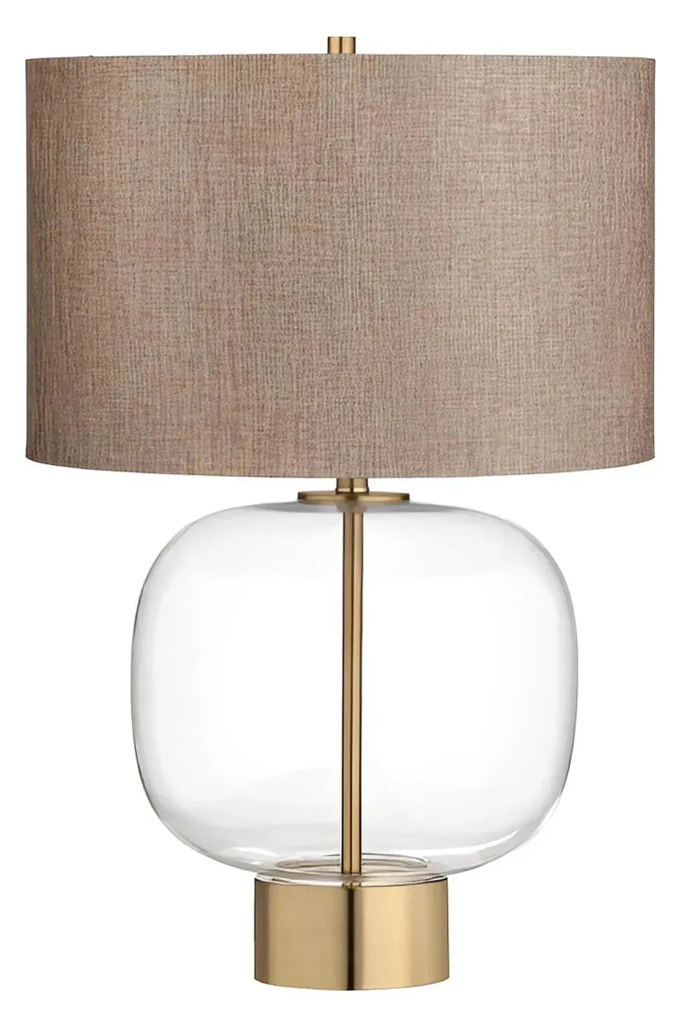 Nihal of Lakehurst Table Lamps (2-Pack), Clear, Transitional