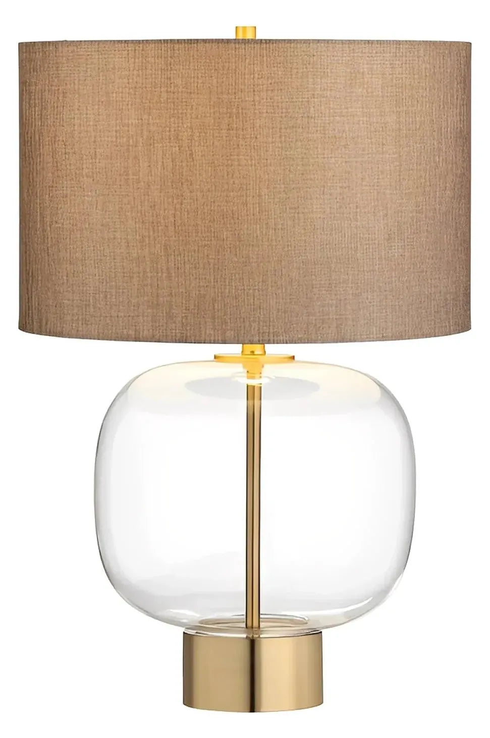 Nihal of Lakehurst Table Lamps (2-Pack), Clear, Transitional
