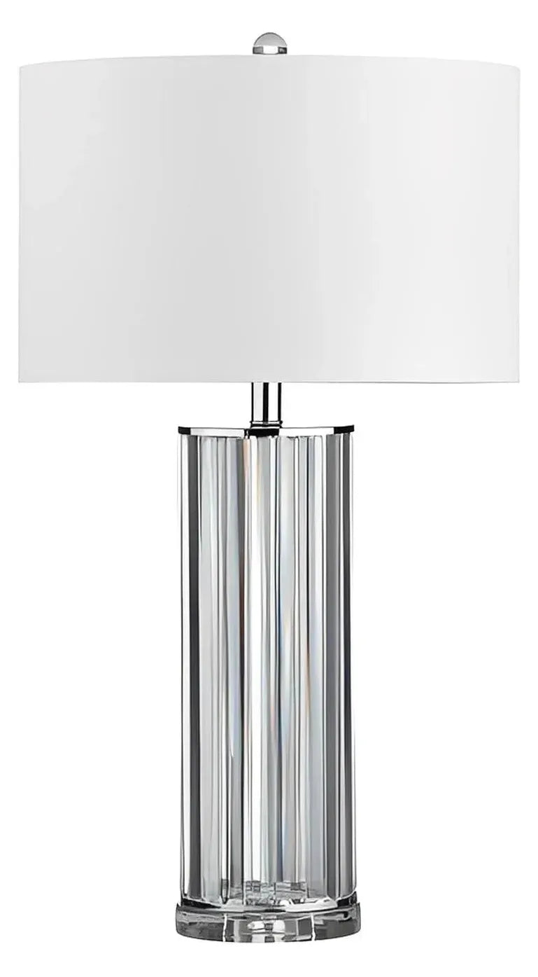 Zubeneschamali of Ogunquit Table Lamps (2-Pack), Transparent, Contemporary