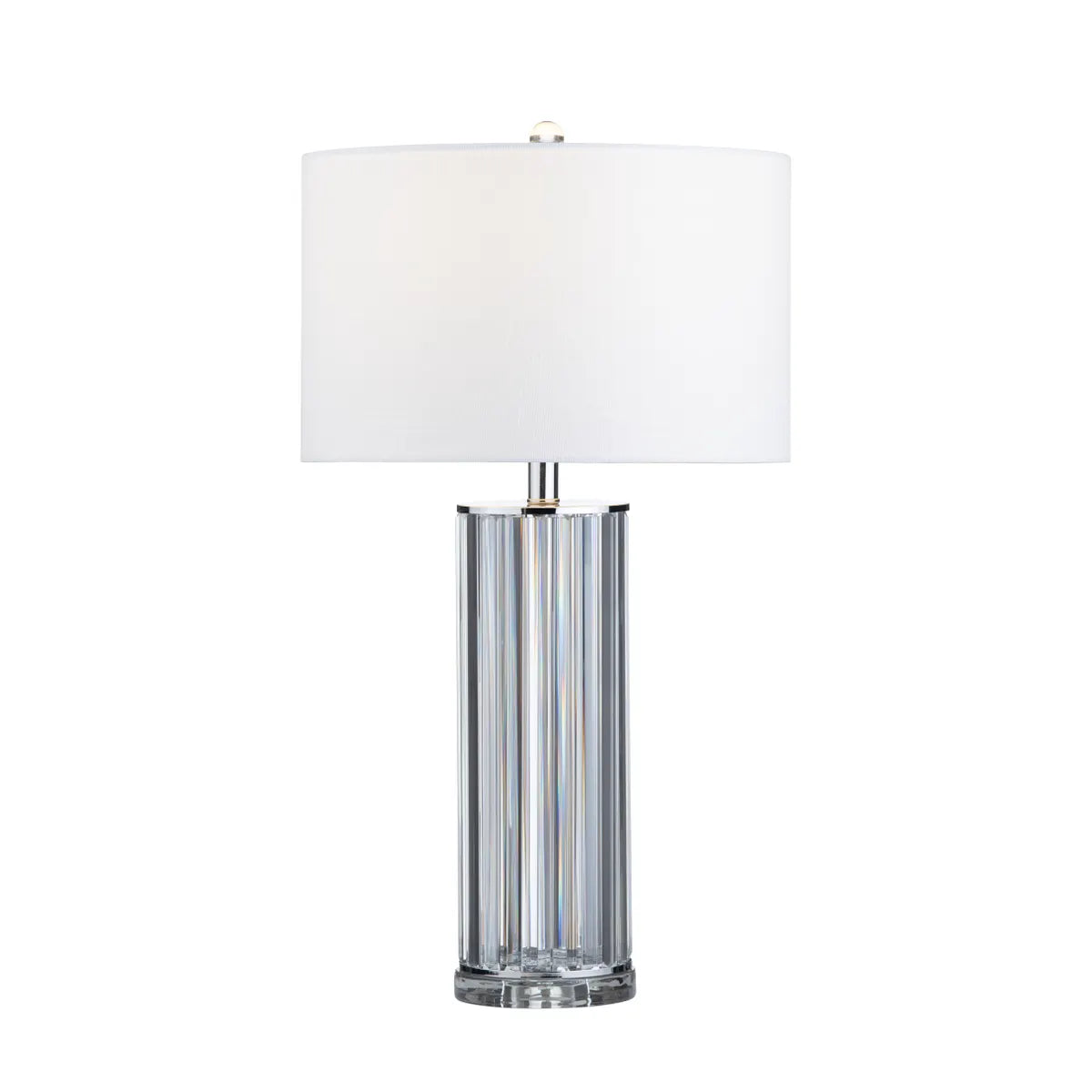 Zubeneschamali of Ogunquit Table Lamps (2-Pack), Transparent, Contemporary