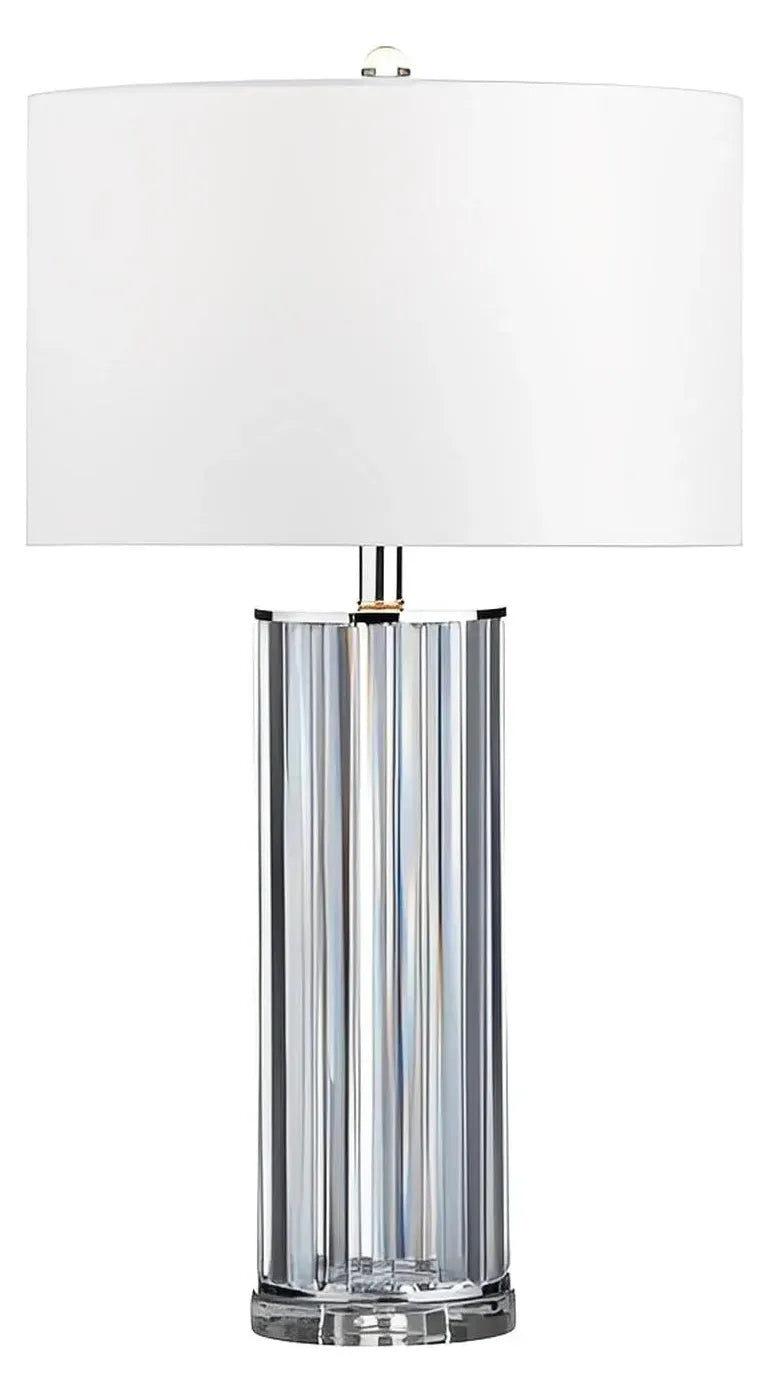 Zubeneschamali of Ogunquit Table Lamps (2-Pack), Transparent, Contemporary