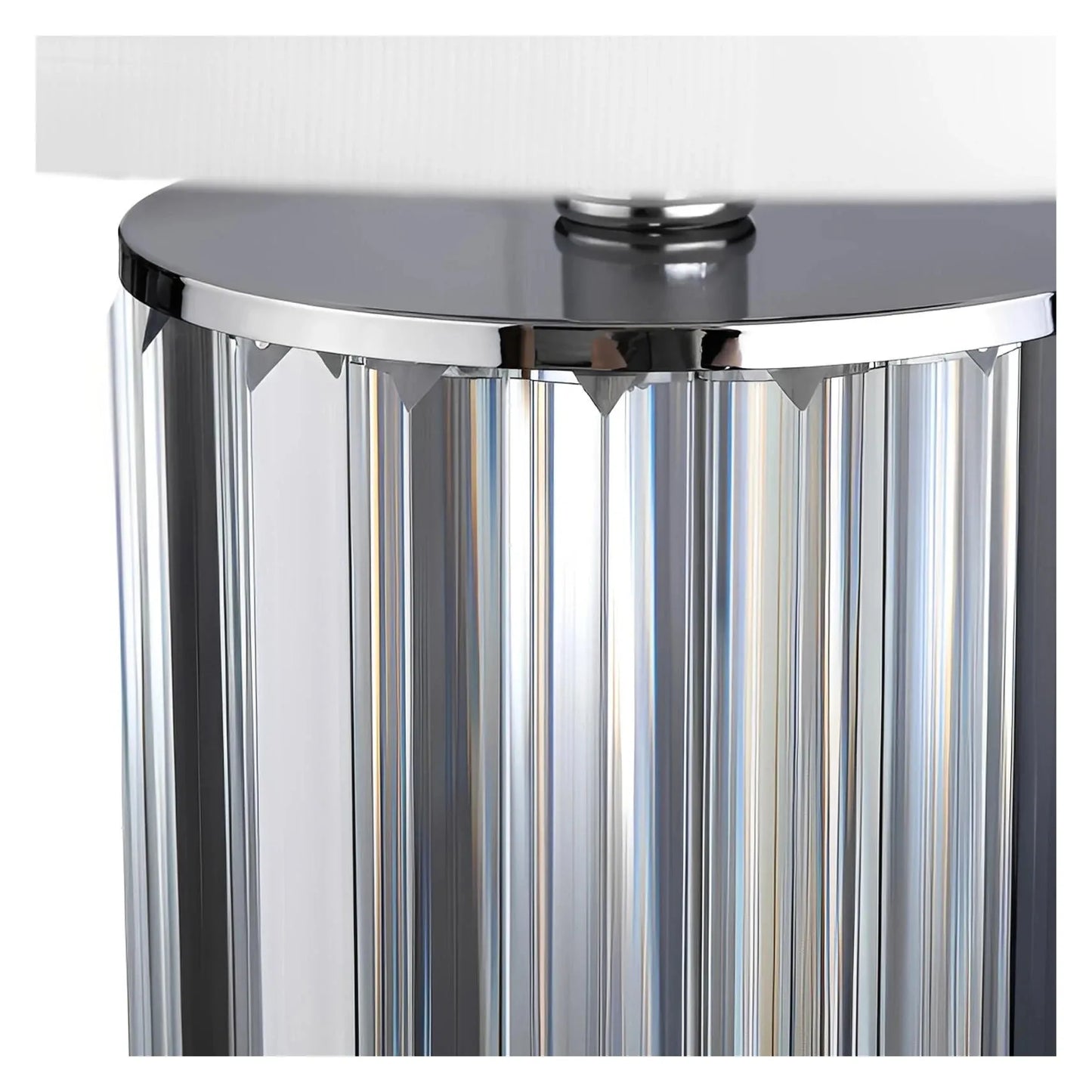 Zubeneschamali of Ogunquit Table Lamps (2-Pack), Transparent, Contemporary