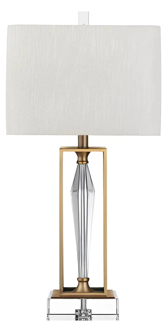 Antares of Providence Table Lamps (2-Pack), Gold, Contemporary