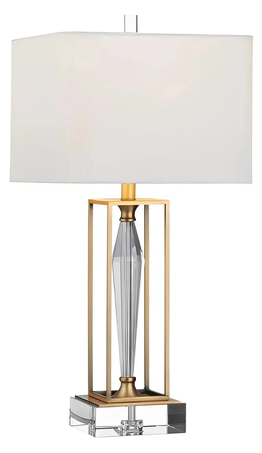 Antares of Providence Table Lamps (2-Pack), Gold, Contemporary