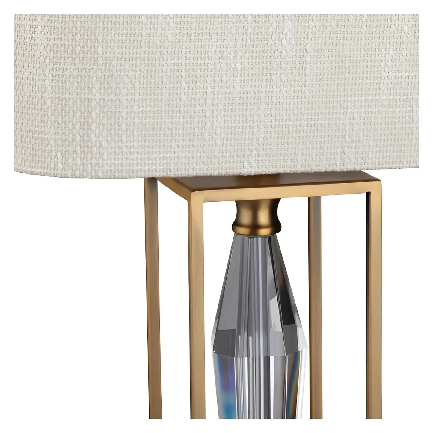 Antares of Providence Table Lamps (2-Pack), Gold, Contemporary