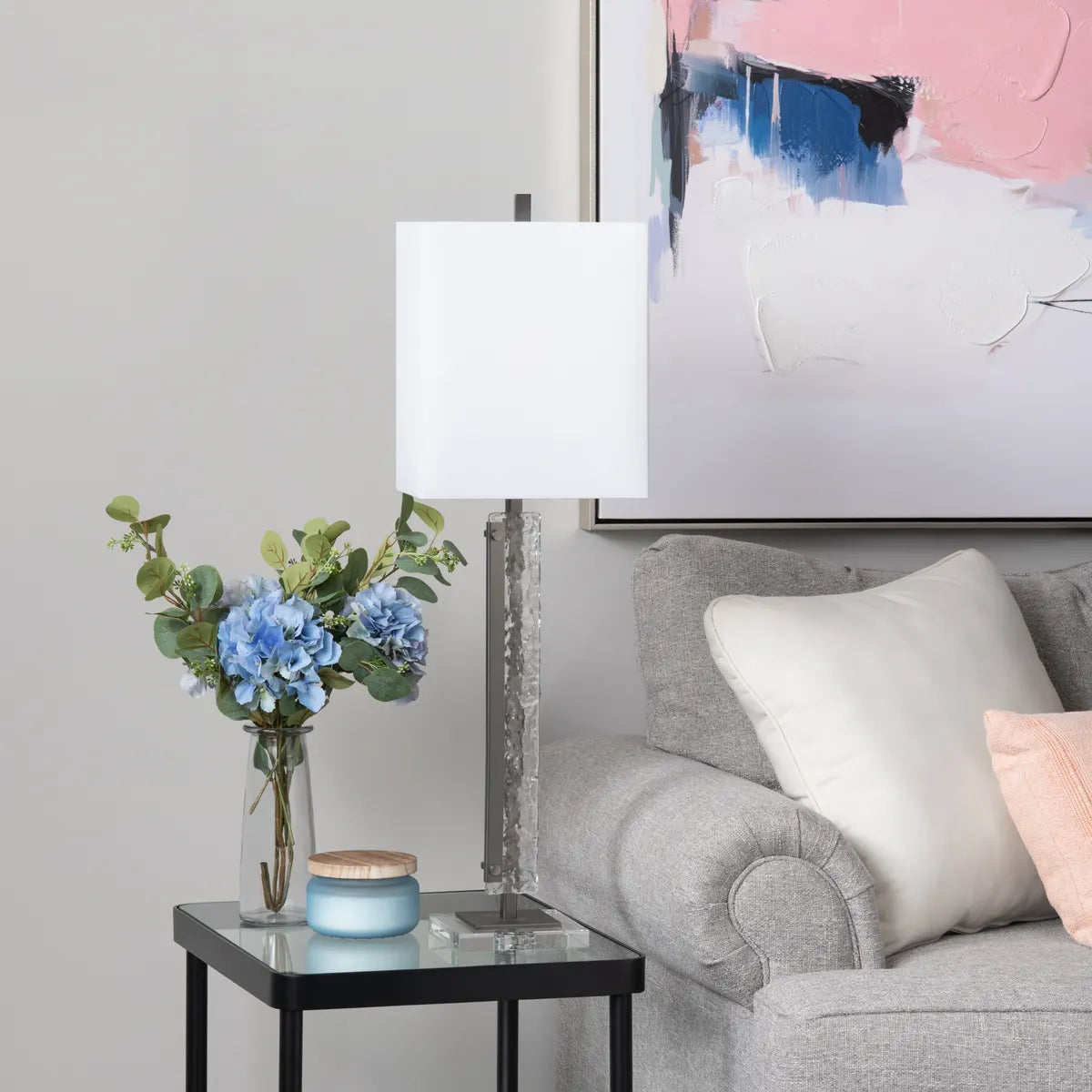 Atlas of Fairfield Table Lamps (2-Pack), Grey, Contemporary