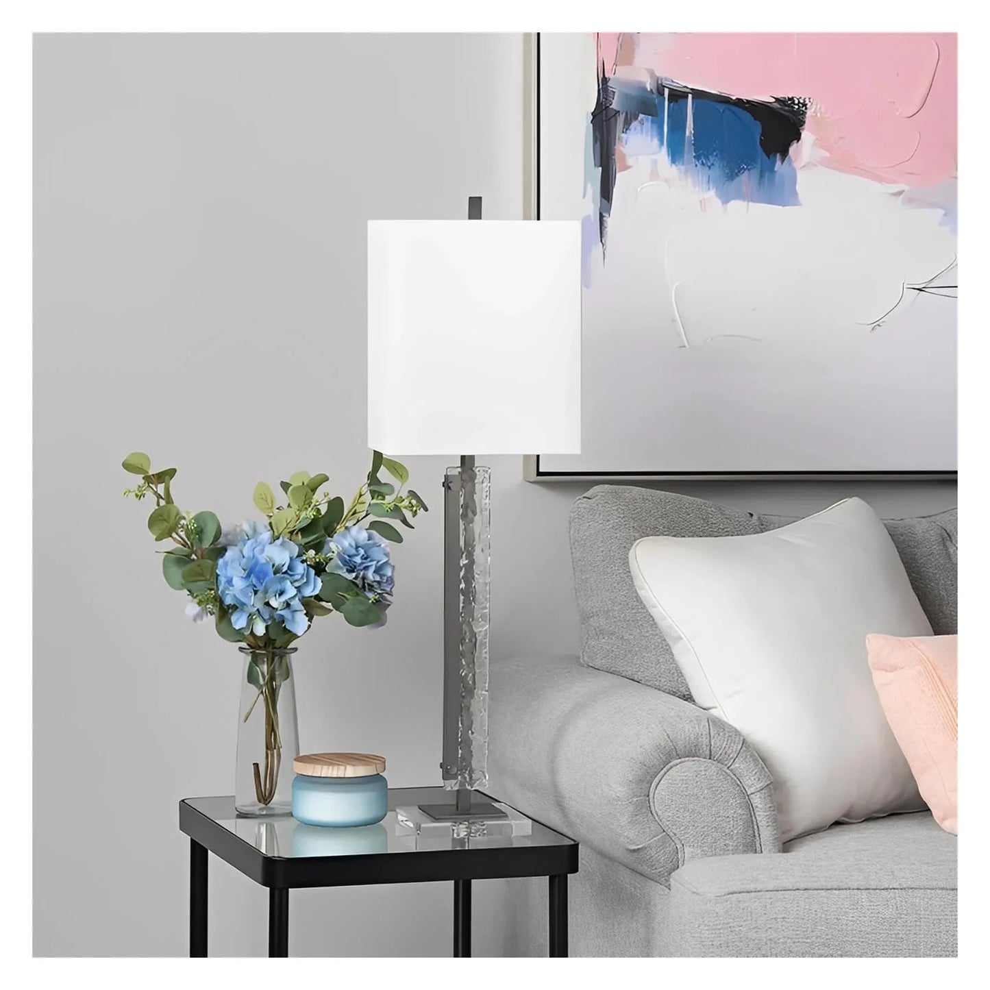 Atlas of Fairfield Table Lamps (2-Pack), Grey, Contemporary