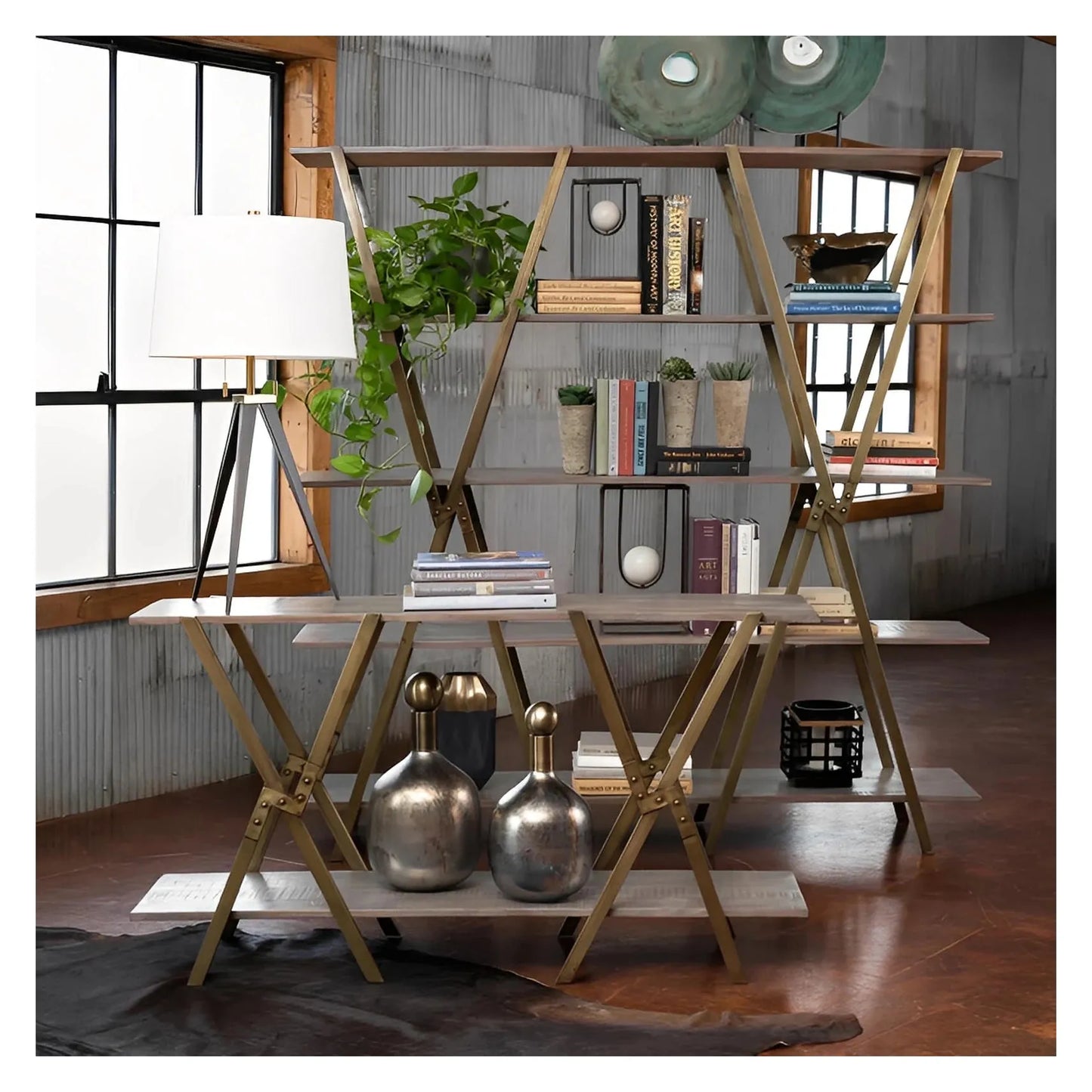 Albireo of Foxboro Table Lamps (2-Pack), Bronze, Contemporary