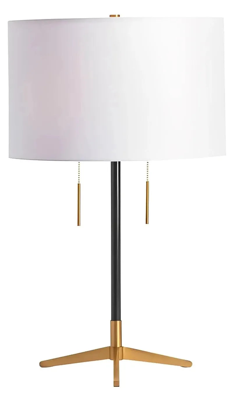 Achernar of Rosemont Table Lamps (2-Pack), Black, Contemporary