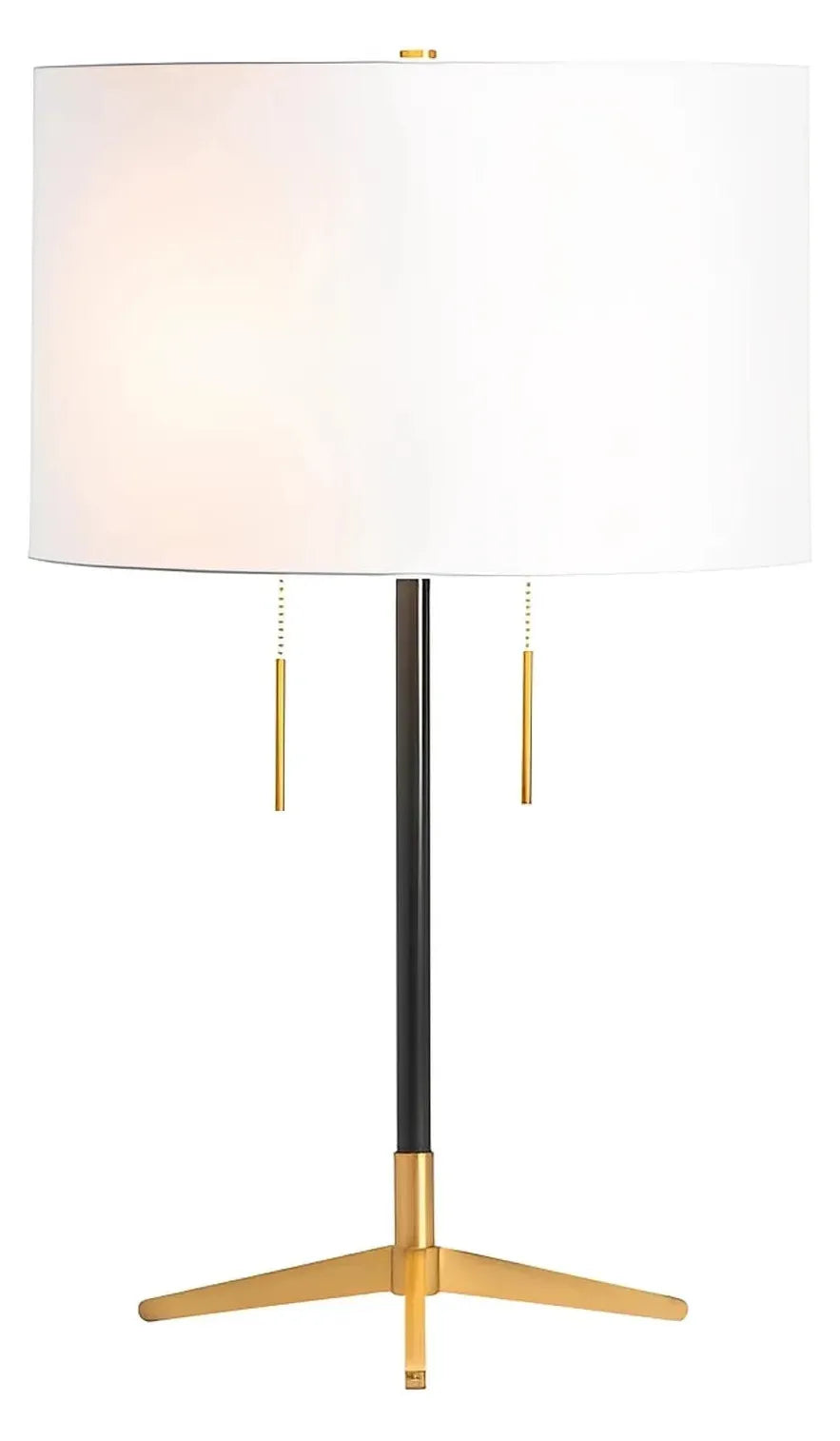 Achernar of Rosemont Table Lamps (2-Pack), Black, Contemporary