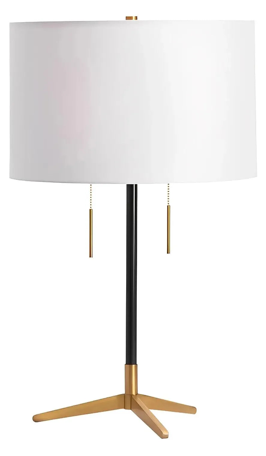 Achernar of Rosemont Table Lamps (2-Pack), Black, Contemporary