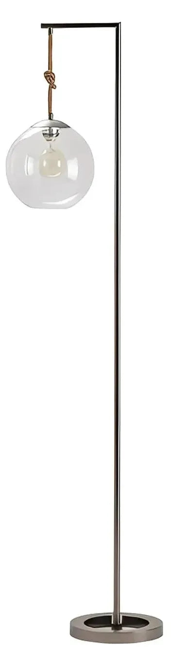 Nihal of Willow Glen Floor Lamp, Grey, Rustic