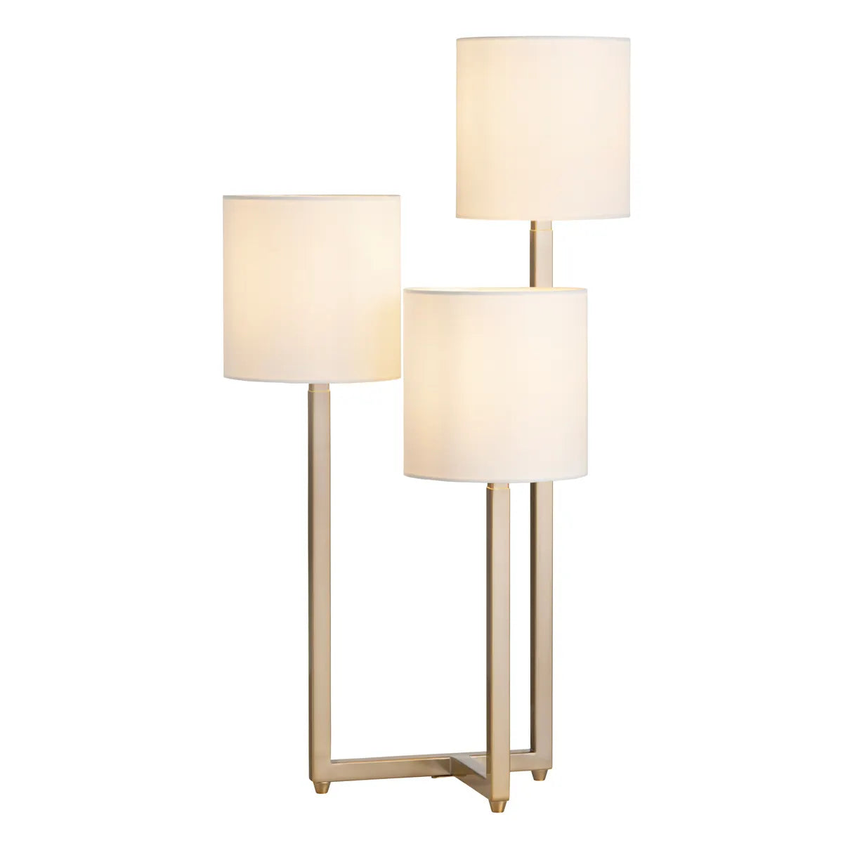 Alcyone of York Harbor Table Lamps (2-Pack), Brass, Contemporary