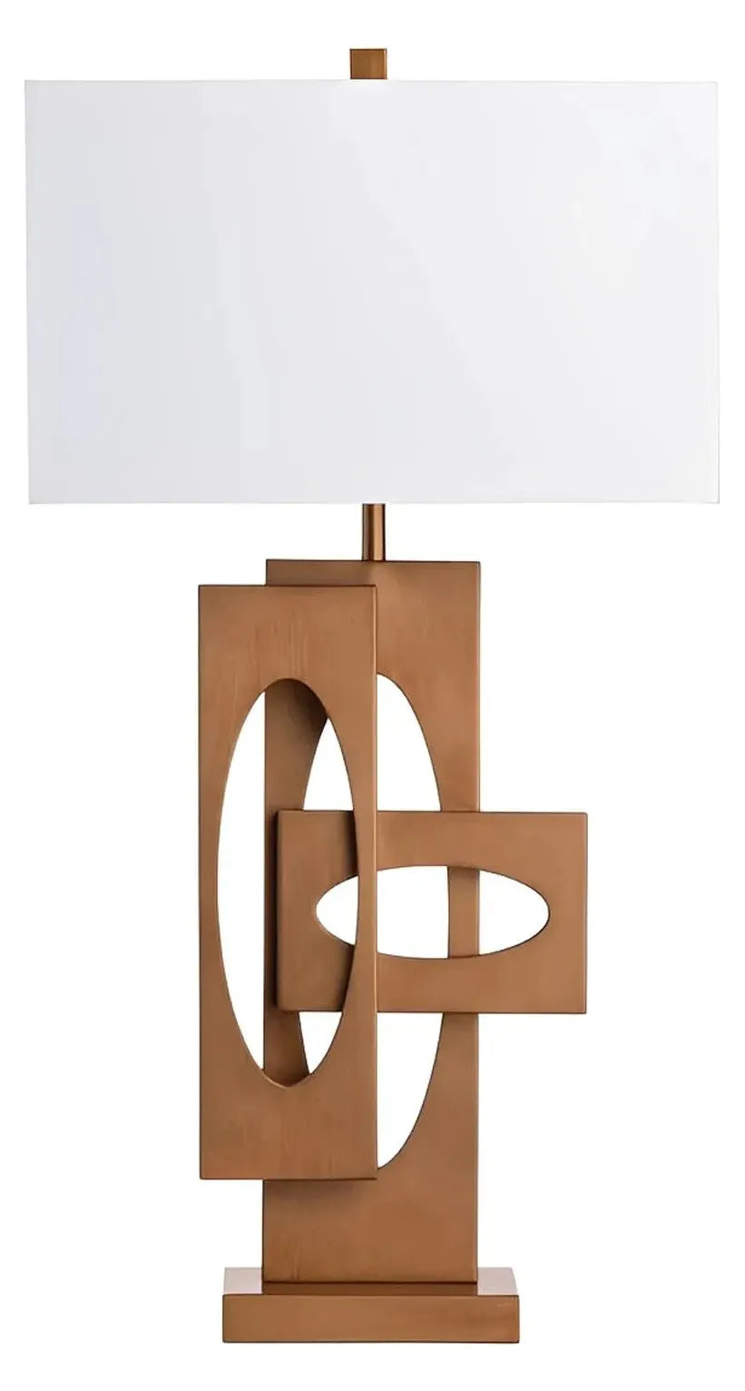 Izar of Willow Glen Table Lamps (2-Pack), Gold, Contemporary