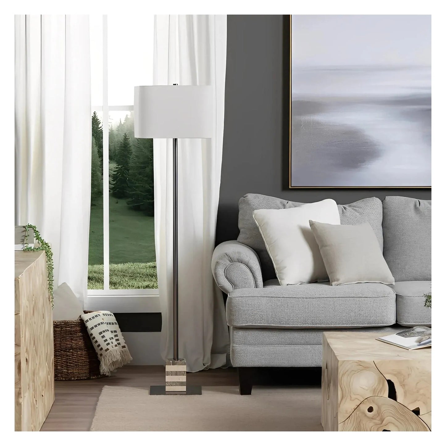 Ankaa of Burlington Floor Lamp, Transitional