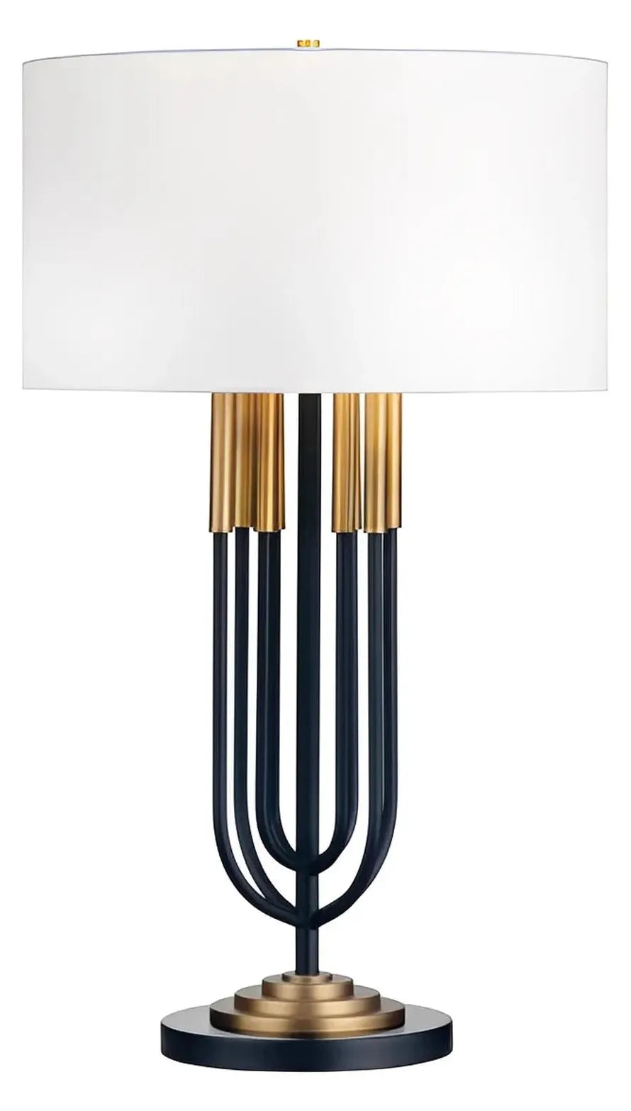 Elara of Tideview Table Lamps (2-Pack), Black, Transitional