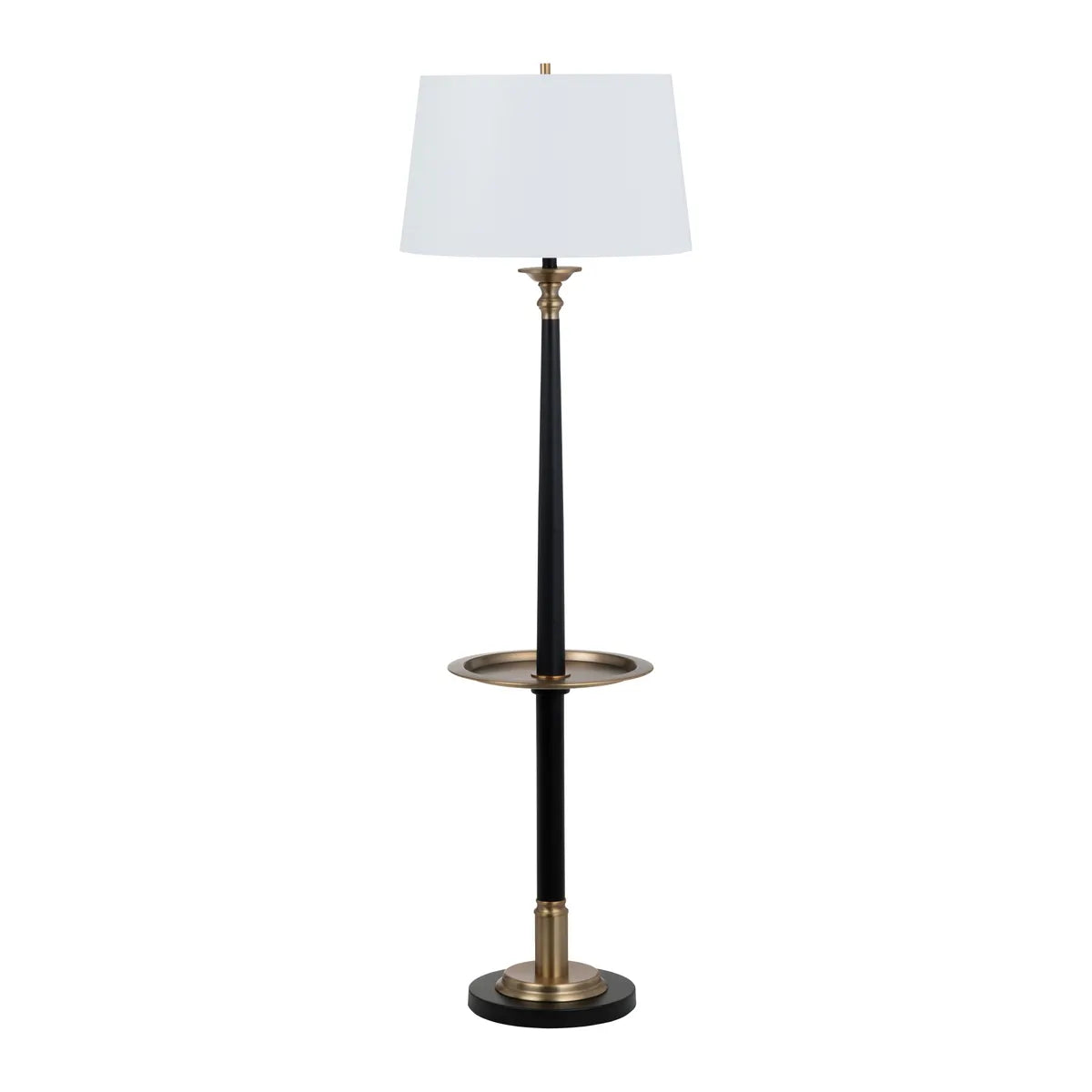 Rasalhague of Hudson Valley Floor Lamp, Black, Traditional